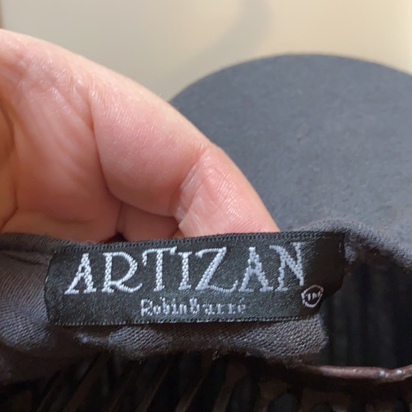 Dark Gray Beaded Tunic Dress - Picture 3 of 4